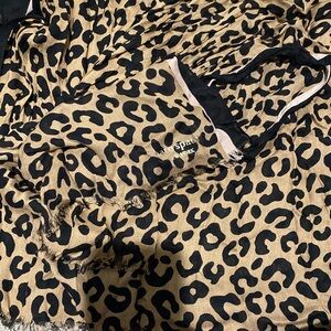 Kate spade leopard scarf